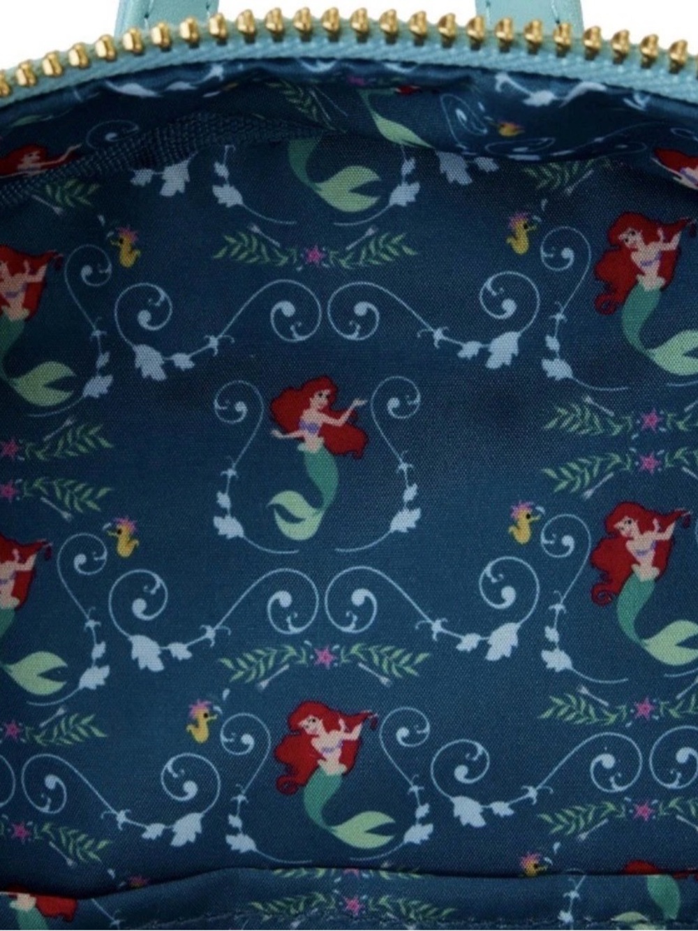 NEW Loungefly ARIEL Little Mermaid Princess Series Lenticular Window Backpack - Picture 7 of 7